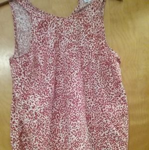 Red and White Old Navy Tank